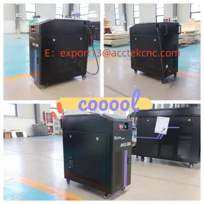 Máquina de limpeza a laser ACCTEK JPT Pluse para todos os metais, madeiras, sem danos à superfície, limpador a laser 300W, remoção de óleo de pintura de ferrugem