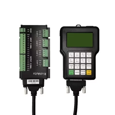 Richauto dsp a11 controlador cnc a11e 3 eixos a18 4 eixos controlador de movimento controle remoto para cnc gravura corte versão em inglês