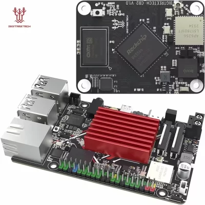 Bigtreetech btt pi 2 cb2 placa de controle rk3566 2gb lpddr4 32gb interface emmc csi dsi para klipper vs raspberry pi polvo pro