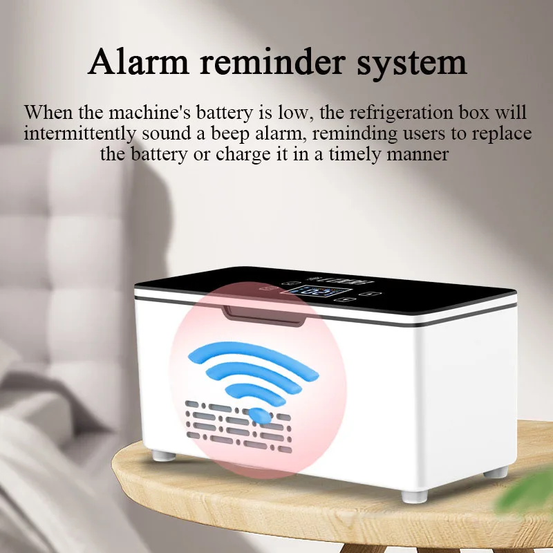 Car Portable Refrigerated Box Cool Box Cooler For Drug Growth Hormone Interferon Insulin USB Charging Thermostat Mini Fridge - Image 2