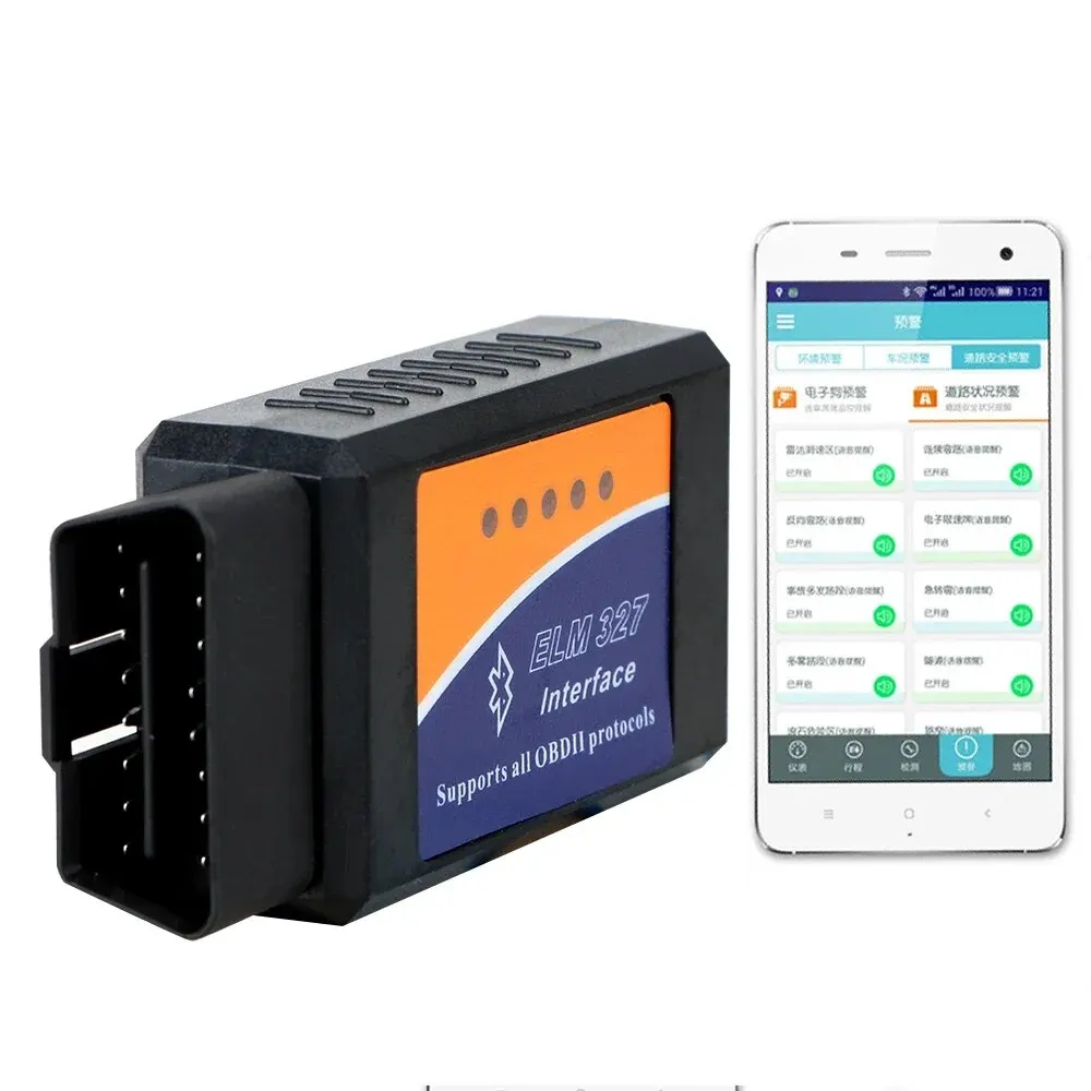 ELM 327 V2.1 OBD2 Universal Car Diagnostic Tools, Code Reader, Bluetooth, Auto Acessórios - Image 3