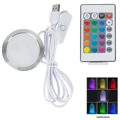 Para bambu laboratório kit de lâmpada led kit luz ajustável rgb peças ferragem diy modelo branco/frio/luzes quentes sem escudo da lâmpada 001