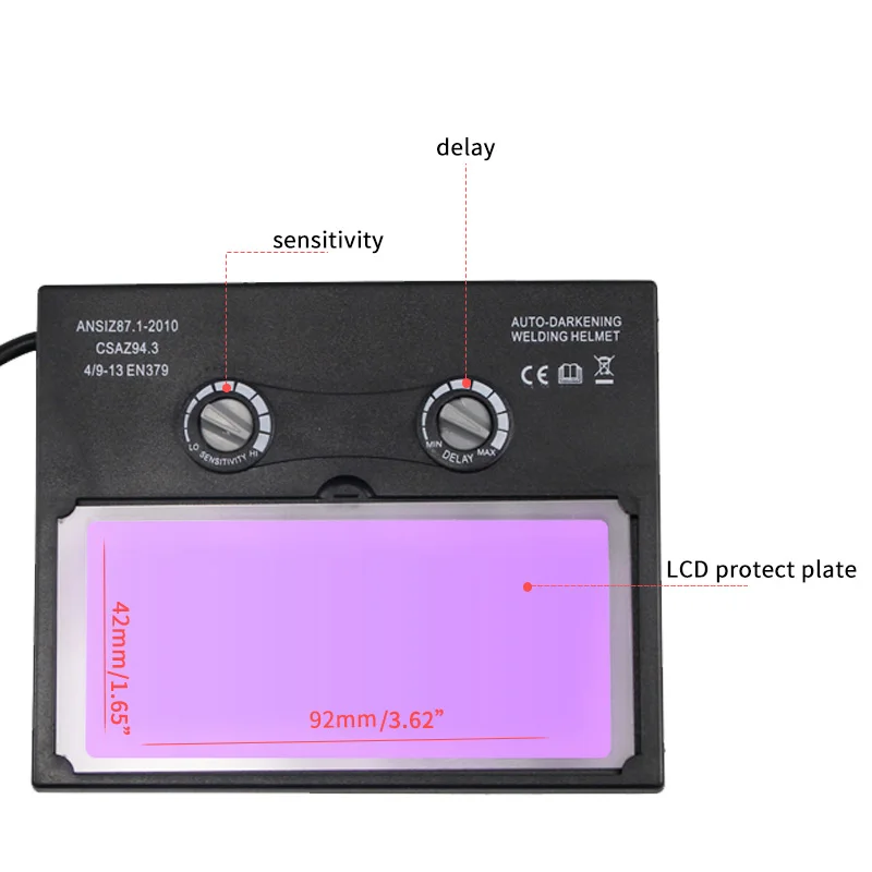 Solar li escurecimento automático tig mig mma capacetes de soldagem/verdadeira cor soldador óculos/máscara olhos óculos/óculos para máquina de solda - Image 3