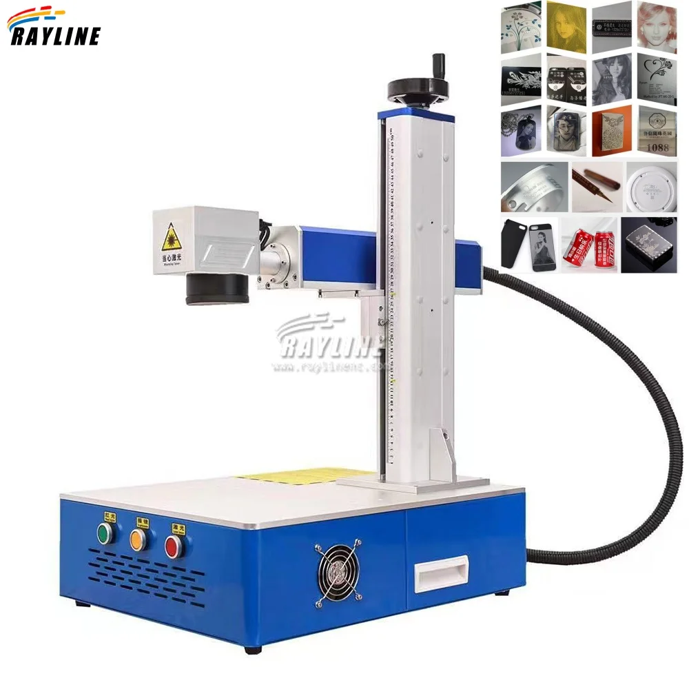 Máquina de marcação a laser de fibra raycus gravador a laser 20w 30 50 para metal aço ouro prata anel jóias gravura corte - Image 2