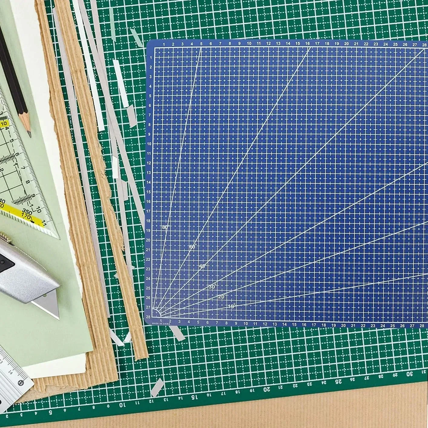 Tapete de corte de pvc, almofada de bancada para costura, faça você mesmo, artesanato de couro, faca, gravura, dupla face, antiderrapante, placa durável - Image 3