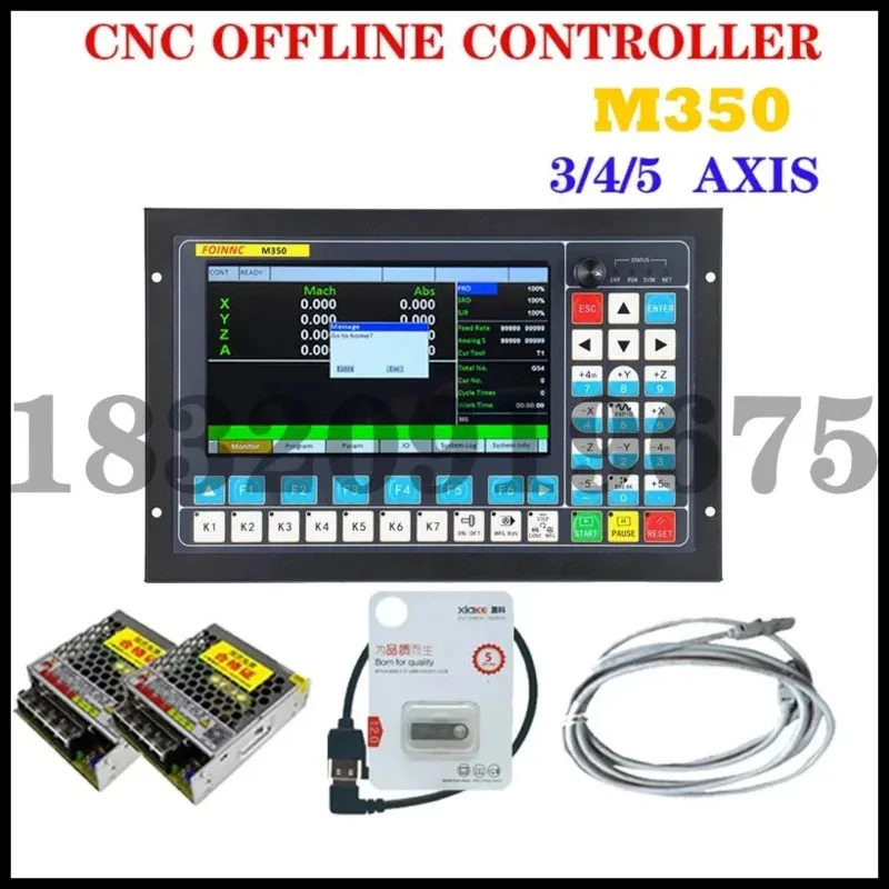 M350v2 recentemente 3 eixos 4 eixos 5 eixos cnc controlador off-line ddcs especialista suporta revista de ferramentas/atc unidade de passo para substituir ddcsv3.1 - Image 3