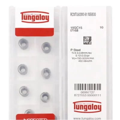 Tungaloy RCMT0803MO-61 ns9530/RCMT0803MO-61 ns530 lâmina de corte cnc ferramenta de torneamento lâmina inserções de carboneto 10 peças