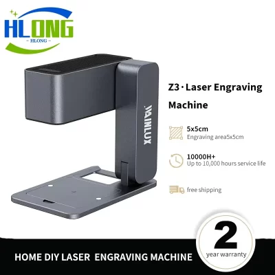 Gravador a laser 60w, máquina de corte e gravação dobrável, impressora de alta precisão para madeira/vidro/acrílico, ferramentas z3