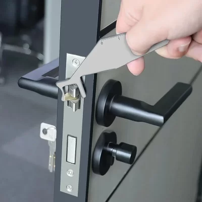 1 pçs ferramenta de alavanca multiuso de aço inoxidável durável ferramenta de serralheiro mini barra de alavanca portátil ferramenta de mão para casa