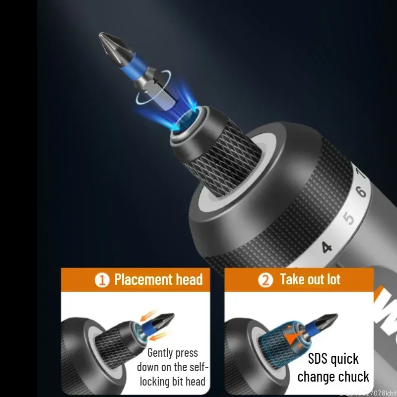 Worx 4v chaves de fenda elétricas conjunto wx242 portátil inteligente sem fio chave de fenda mini furadeira elétrica reparação em casa ferramenta elétrica - Image 4