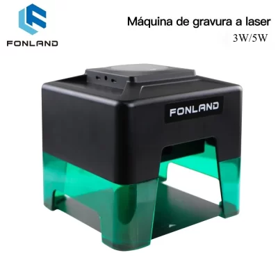 Fonland xn001/xn003 gravador a laser diy máquina de gravação a laser rápido mini logotipo marca impressora vidro cortador carpintaria madeira plástico