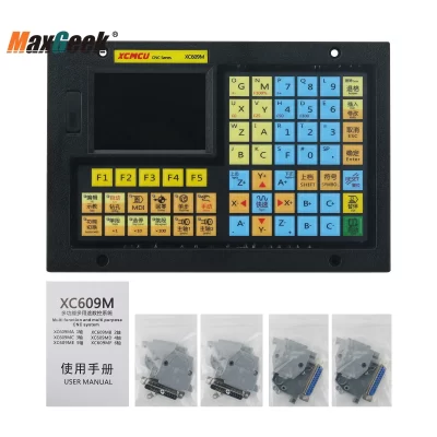 Maxgeek 1/2/3/5/6 eixos controlador cnc sistema de controle cnc para máquinas xc609mf xc609t multi funcional g instrução 32 bits