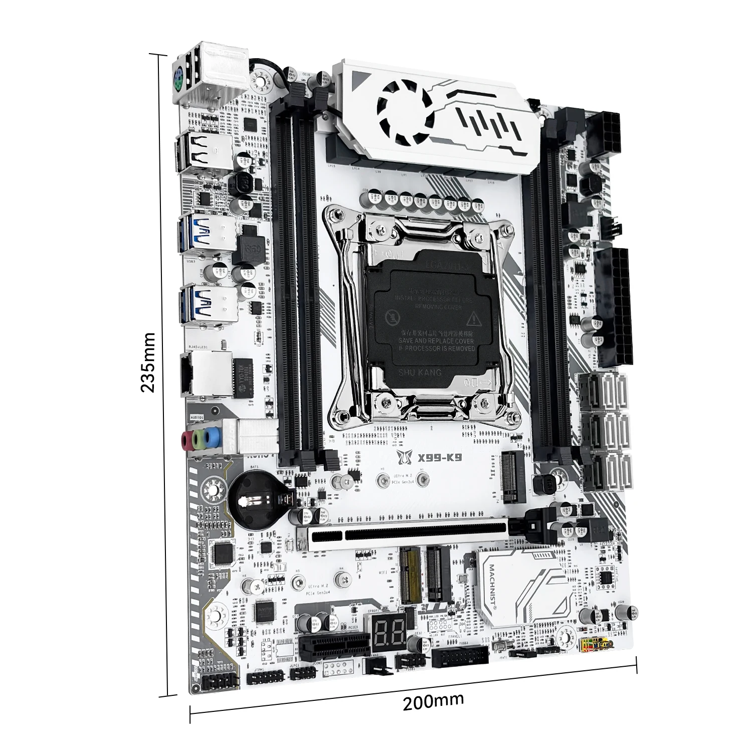 MACHINIST New upgrade X99 Motherboard kit Optional LGA 2011-3 Xeon E5 2680 V4 CPU and 16GB DDR4 RAM NVME M.2 TPM 2.0 Interface - Image 2