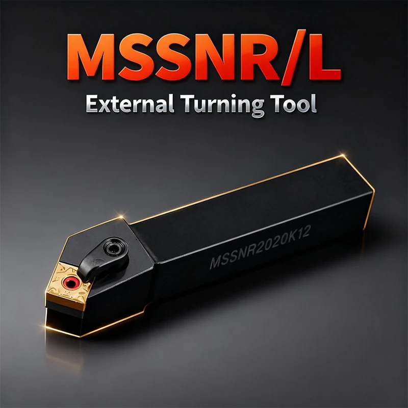 MSSNR1616H12/MSSNL2020K12/MSSNR3232P12 Ferramentas de torneamento externo, ferramentas de usinagem CNC e inserções SNMG12