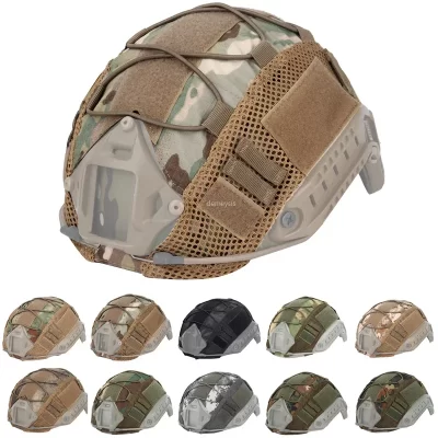 Capa de capacete tático para capacete rápido MH PJ BJ Airsoft Paintball Capa de capacete