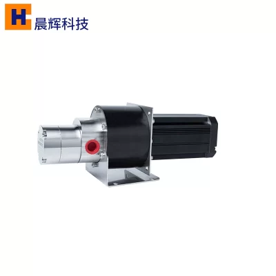 High Flow 15L/min Mini Gear Water Oil Fuel Pump Fluid Micro Magnet Drive Hydraulic Gear Pumps With 380W Brushless Motor