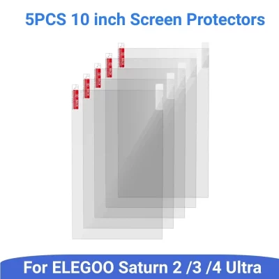 5PCS Screen Protector for ELEGOO Saturn 3 Ultra 8K 12K Saturn 4 LCD Resin 3D Printer Anti Scratch Protective Film Accessories