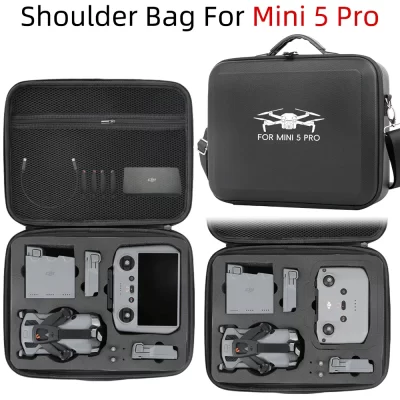 Storage Bag For Mini 5 PRO Shoulder Bag Travel Carrying Case Portable Box For Mini 5 Pro RC 2/RC-N3 Controller Drone Accessories