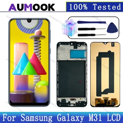 For Samsung Galaxy M31 M21 LCD Display M315F M215F Touch Screen Ditigizer For Samsung M31 M30S M30 LCD M307F M305F Replacement
