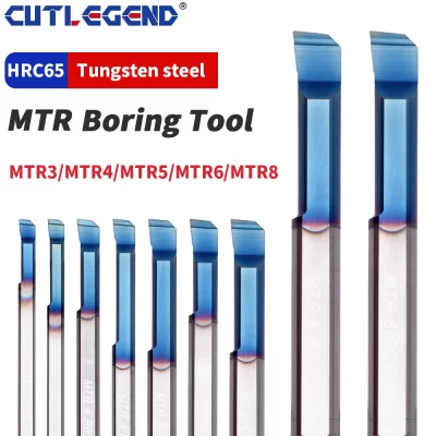 Carbide Boring Bar MTR Miniature Internal Turing Tool Copying Small Hole Bore Solid Lathe Cutter Coated MTR3 MTR4 MTR5 MTR6 MTR8