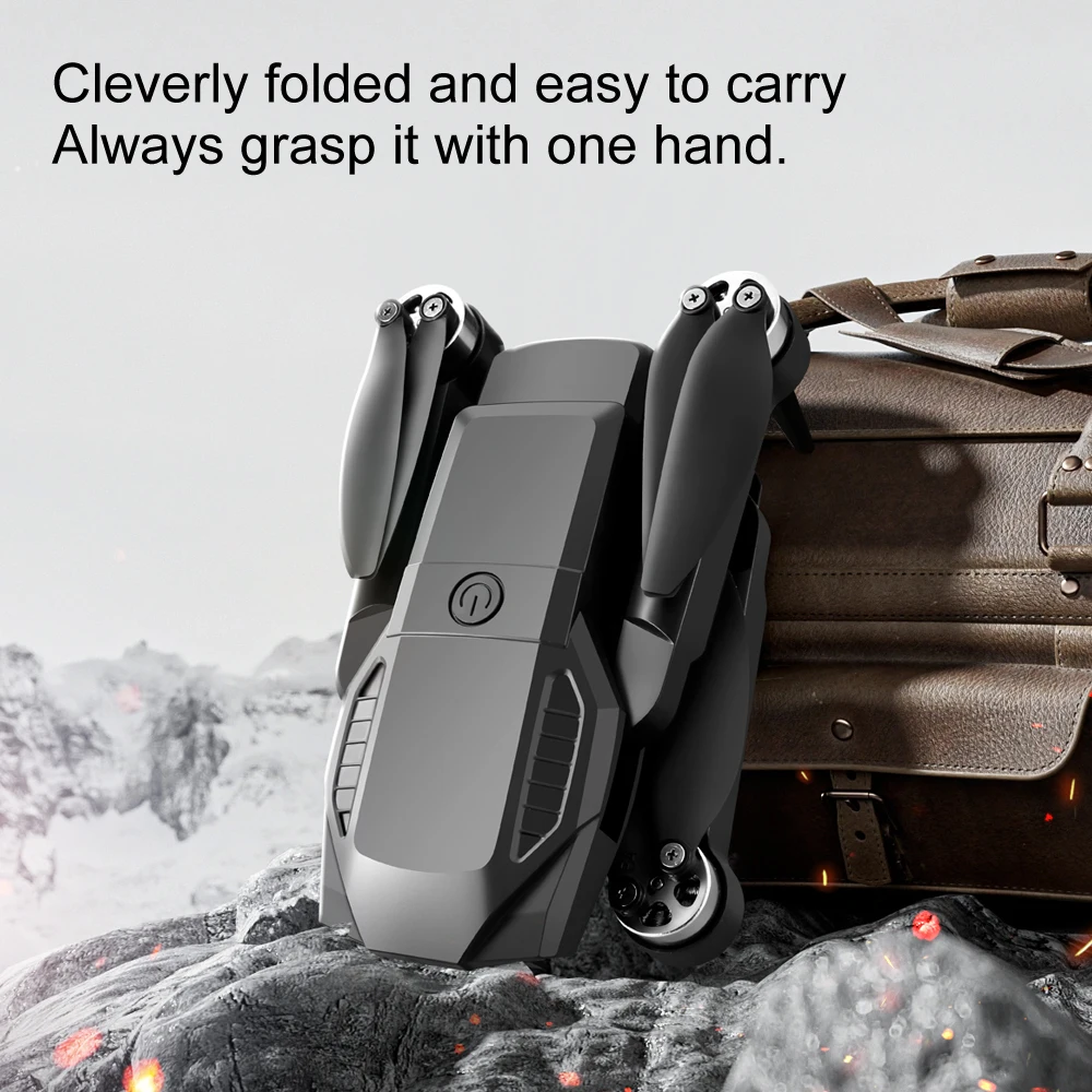 New F198 Drone Professional Dual Camera With 1080P WIFI FPV HD Aerial Photography Wide Angle Brushless RC Foldable Quadcopter - Image 3