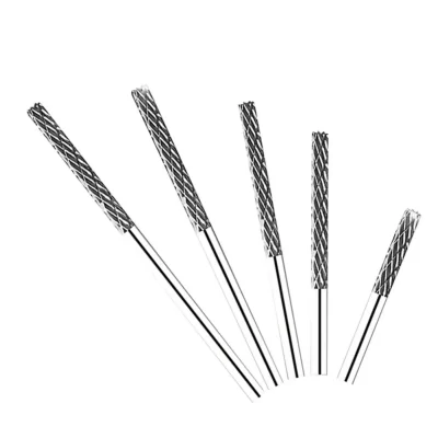 1pc 3mm 1/8 Long Shank Drawing Carbide Burs For Dremel Tool Milling Cutter Burr Cut Rotary 38mm To 100mm Power Tools