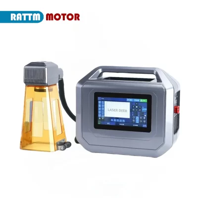Portátil 20w 30w handheld máquina de gravação de marcação a laser de fibra max tipo bateria plug-in mini impressão para jóias de metal 110*110mm