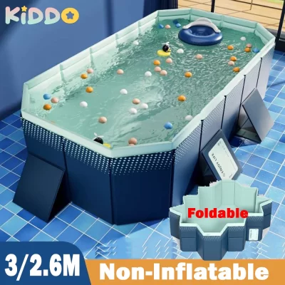 3M/2.6M/2.1M Big Swimming Pool Wear-Resistant Non-Inflatable Outdoor Large Pools Outdoor Indoor Game Back to School Gifts