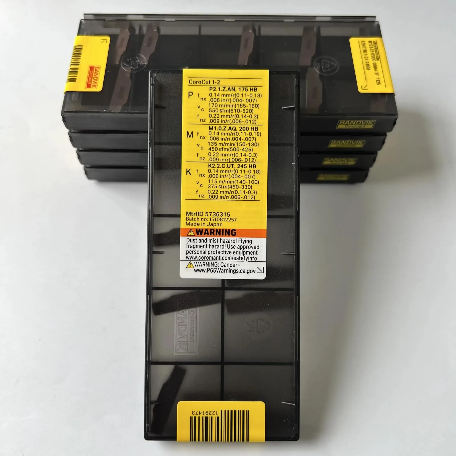Original SANDVIK / N123J2-0500-0004-TF 1125 / ferramenta de lâmina de liga dura 10 unidades - Image 6