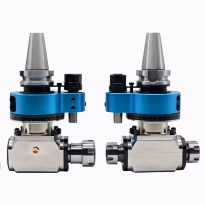 Cabeça de fresagem lateral CNC Centro de usinagem Cabeça de ângulo de fresagem lateral Bt40 Bt50-er32 90 ° Cabeça em ângulo reto