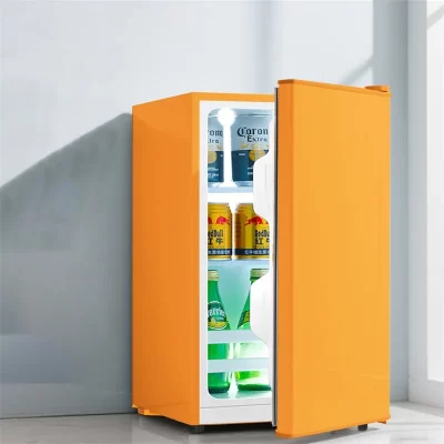 Single-door Refrigerator Household Refrigerator Freezer Fresh-keeping First-level Energy-saving Fridge for Bedroom Office Bar