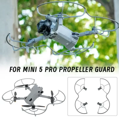 Propeller Guard for DJI Mini 5 Pro Drone Protective Bumper Ring Anti-Collision Impact Bumper Guards with Heightened Tripod