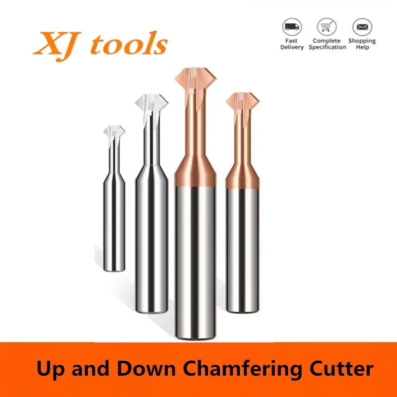 1pcs Front Back Deburrer Double Angular Chamfering Cutter Inner Chamfer 90 Degree for Metal Hole Internal Burr Removal CNC Tool - Image 3