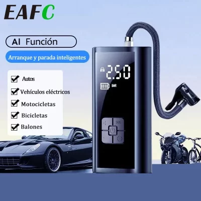 150PSI Wireless Car Air Compressor Smart Tire Inflator Portable Electric Pump for Motorcycle/Bicycle/Balls Type-C Fast Charging