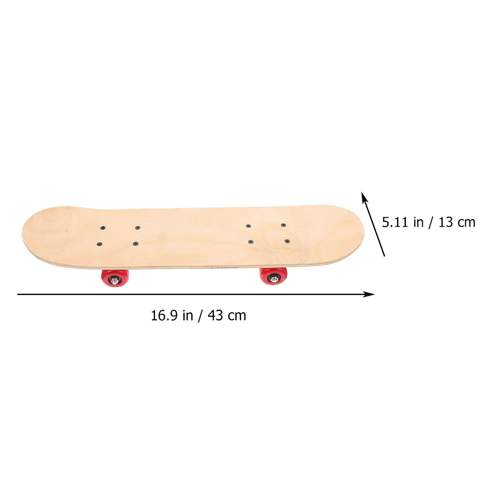 Crianças em branco skate durável diy graffiti skate crianças brinquedo esportivo truque skate rolo ao ar livre brinquedo seguro - Image 6