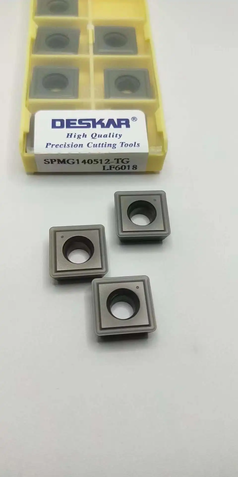 DESKAR SPMG050204 SPMG060204 SPMG07T308 SPMG090408 SPMG110408-TG LF6018 U Broca Inserção de carboneto SPMG Inserções - Image 5