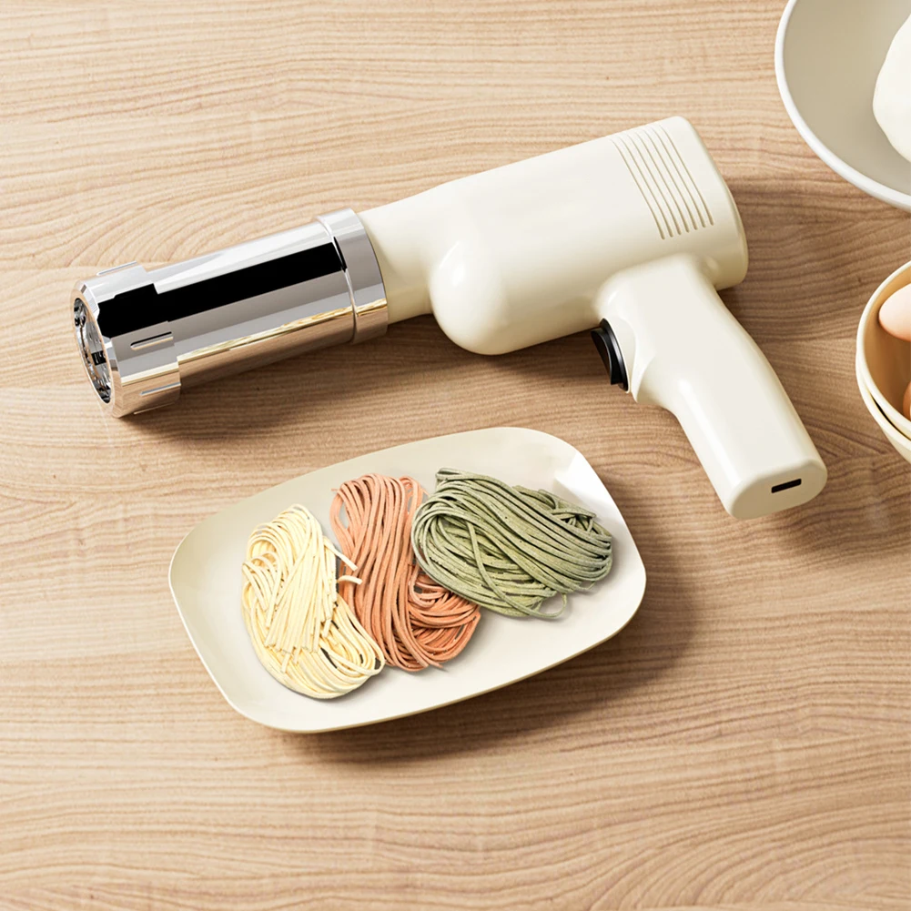 Electric Cordless Household Pasta Maker Noodle Machine Home Automatic Charging Handheld Small Electric Surface Press Gun