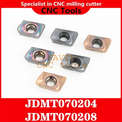 KAVTE JDMT070204 JDMT070208 CNC Lathe Milling Cutter Carbide Inserts CNC Machine Tools Can Process Stainless Steel High Quality