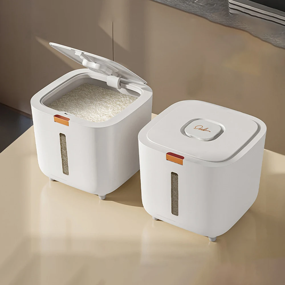 Insect Proof Moisture Proof Rice Box Grain Sealed Jar Kitchen Container 5/10KG Storage Kitchen Container Storage Box with Lid - Image 6