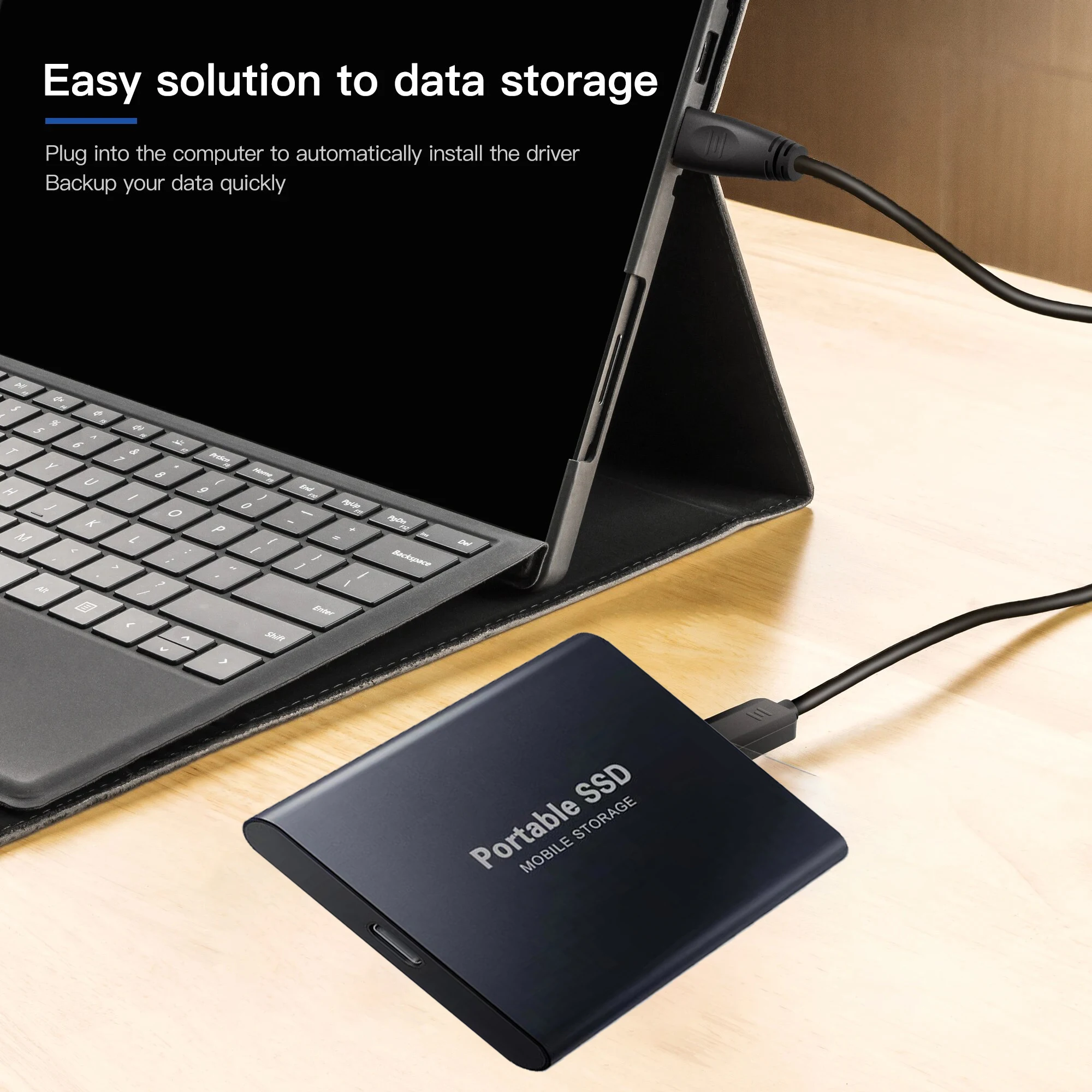 Large capacity storage hard drive 1TB 2TB original external hard drive 4TB type-c storage hard drive, for laptops/PCs/Macs - Image 3