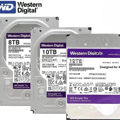 Wd roxo 3tb 4tb 6tb 8tb 10tb disco rígido de vigilância sata iii hdd hd disco rígido para sistema de segurança gravador de vídeo dvr nvr cctv