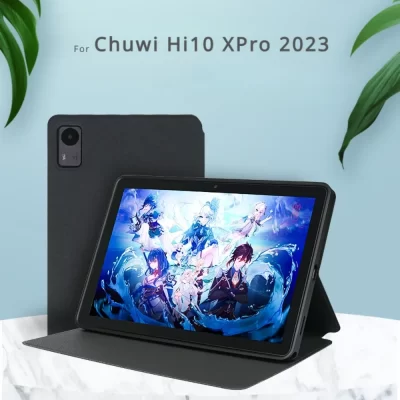 Capa inteligente para chuwi hi10 xpro 2023 tablet caso 10.1 polegada dobrável folio caso de couro do plutônio com sono automático acordar escudo protetor