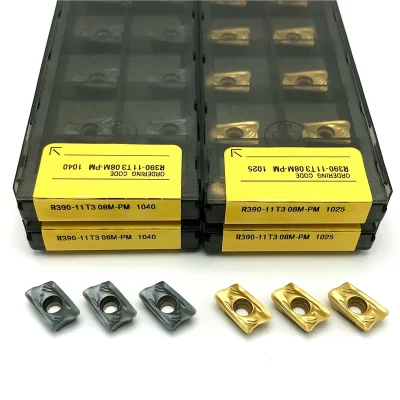 R390 11t304 11t308 pm 1010 1025 1130 1030 1040 4240 inserções de carboneto para face indexável ferramenta de torneamento cortador fresadora cnc
