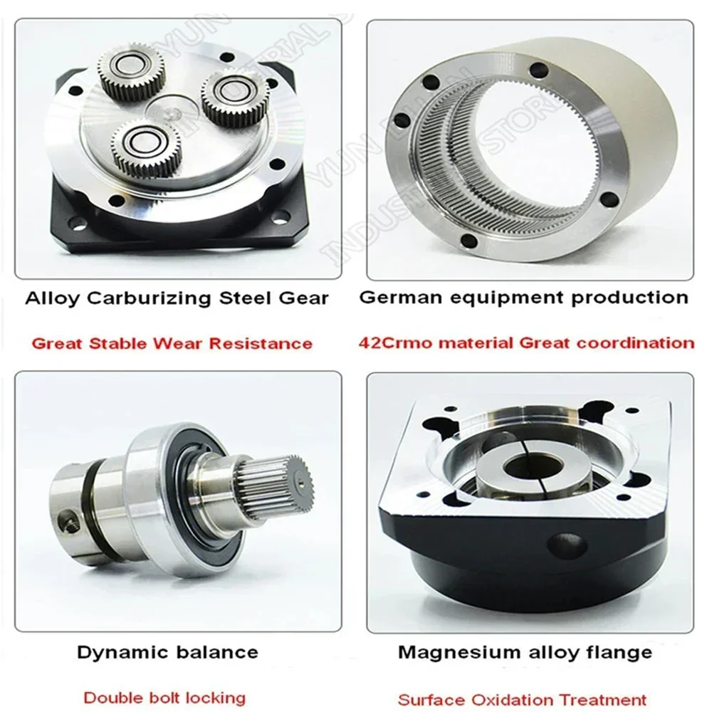 Nema17 Nema23 Nema34 Planetary Reducer Ratio 5:1 10:1 For 60mm 80mm 90mm 110mm Servo Motor Reducetion High Precision Gearbox - Image 3