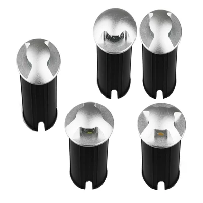 Ip67 dc12v 220v 5w iluminação ao ar livre para jardim quintal passo escadas piso deck led recesso lâmpadas inground led holofote subterrâneo