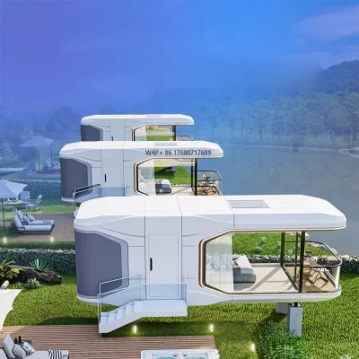 Fully Equipped Mobile Cabin Tiny Living Prefab Steel Container House Chinese Modular Hotel for Home Prefab Houses