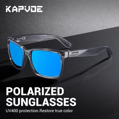 Kapvoe Hiking Fishing Eyewear Men Women Outdoor UV400 Protection Sports Glasses MTB Bike Cycling Glasses Polarized Sunglasses