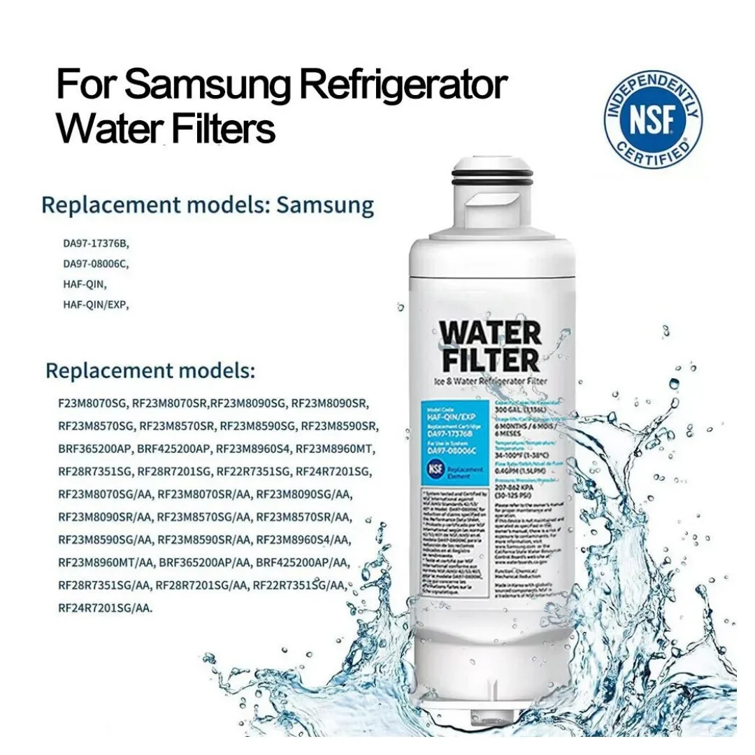 Original Grade Samsung Water Filter DA97-17376B for HAF-QIN EXP DA97-08006C WS645A Refrigerator Replacement - Image 6