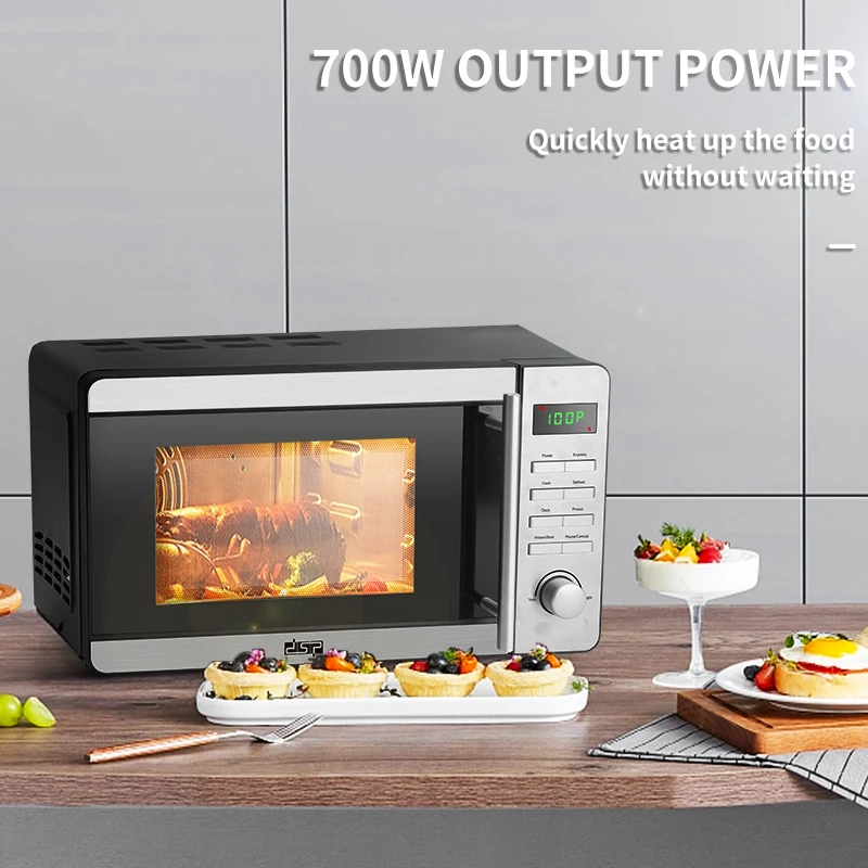 Electric Forno LED Digital Panel Kitchen Fast Cooking Microwave Oven with LED Stainless Steel Display - Image 2