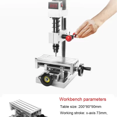 Electric Tapping Machine Small Milling Machine Desktop Mini Small Table Drilling Desktop Home Punching Machine
